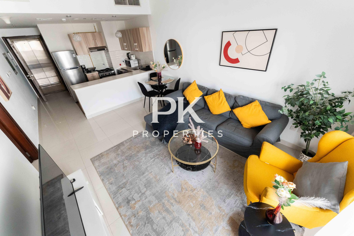 Upgraded | Fully Furnished | Balcony - Hera Tower, Dubai Sports City, Dubai