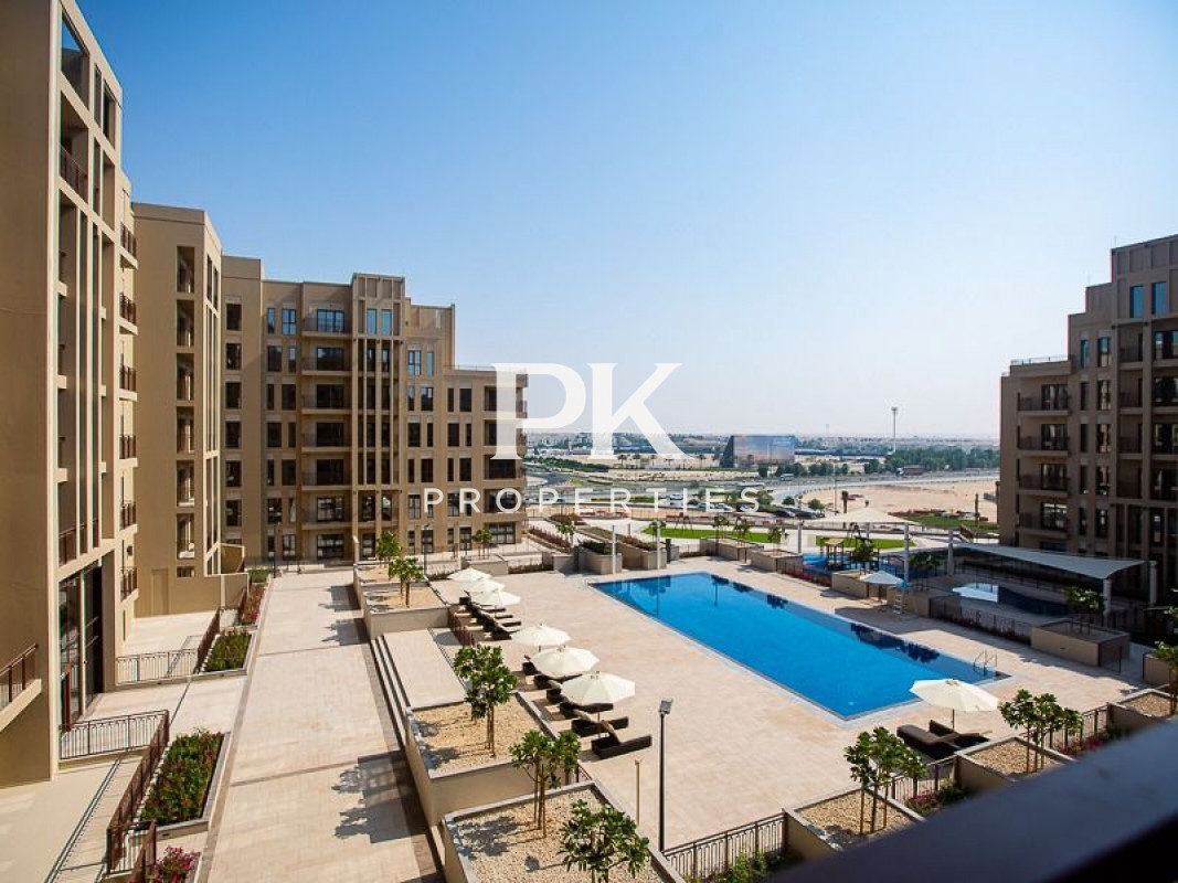 POOL VIEW | 12 Cheques l Modern l Community Living - Zahra Breeze Apartments 4A, Zahra Breeze Apartments, Town Square, Dubai