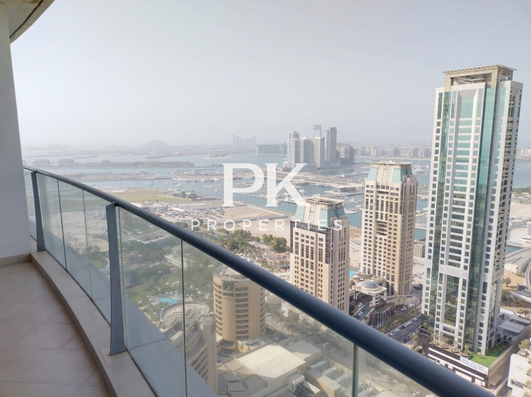 Sea View|Fully Furnished|High Floor|Study Room - Trident Grand Residence, Dubai Marina, Dubai