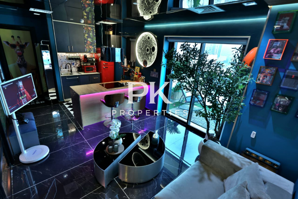 Converted Unit | Designer Finish | Prime Location - The Square Tower, Jumeirah Village Circle, Dubai